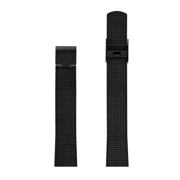 MATT BLACK MESH BAND 14 MM / 30 MM WATCH