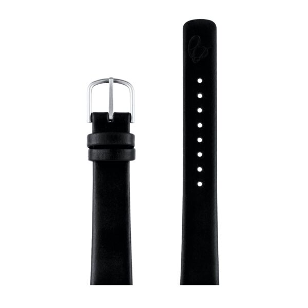 BLACK LEATHER STRAP 16 MM / 34 MM WATCH
