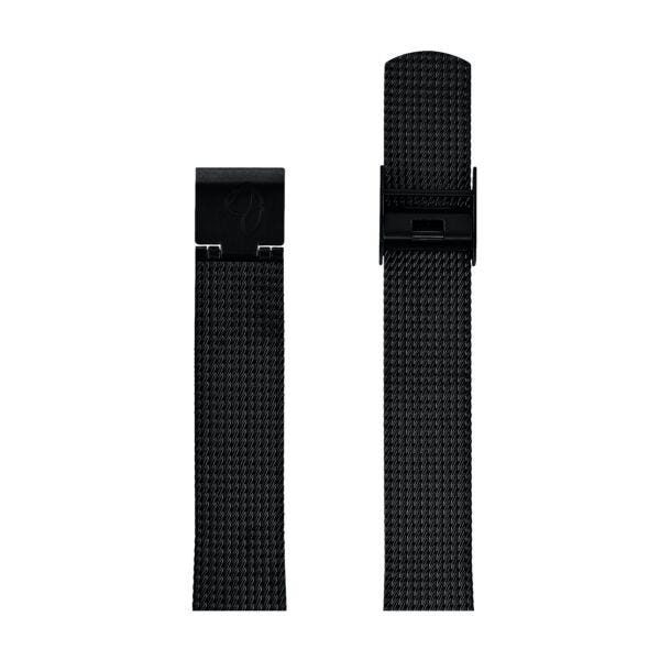 MATT BLACK MESH BAND 16 MM / 34 MM WATCH