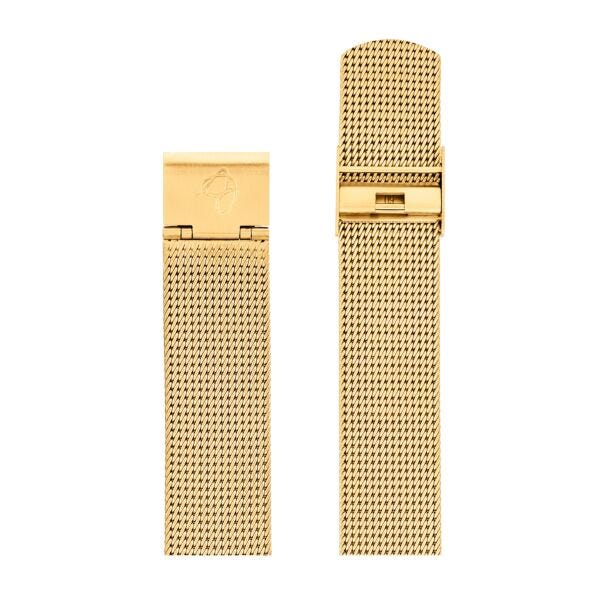 MATT GOLD MESH BAND 20 MM / 40 MM WATCH