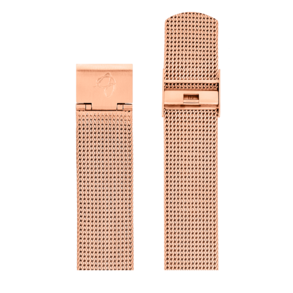 MATT ROSE GOLD MESH BAND 20 MM / 40 MM WATCH