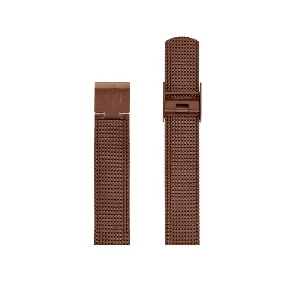 MATT COPPER MESH BAND 16 MM / 34 MM WATCH