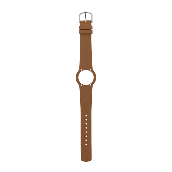 BROWN GRAIN LEATHER STRAP 16 MM / 34 MM WATCH