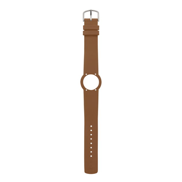 BARENIA BROWN LEATHER STRAP 18 MM