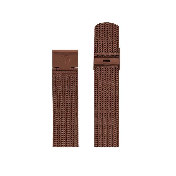 MATT COPPER MESH BAND 20 MM / 40 MM WATCH