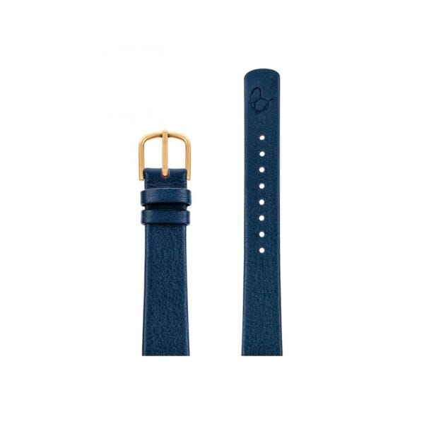 NAVY BLUE LEATHER STRAP 16 MM / 34 MM WATCH