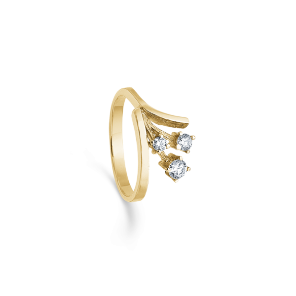 Anillo con diamante de 0,30 ct 