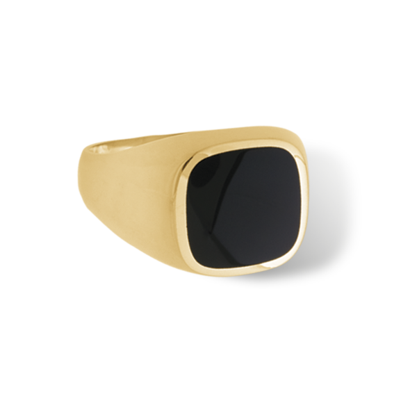 Anillo de hombre con ónix 