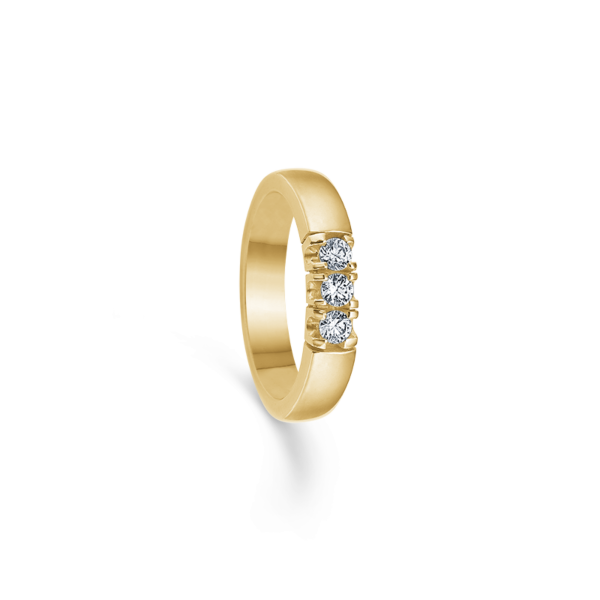 Anillo con diamante de 0,30 ct 