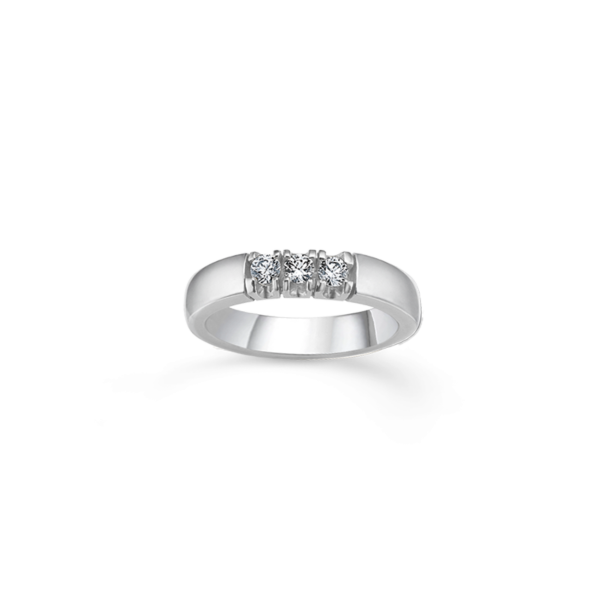Anillo con diamante de 0,30 ct 