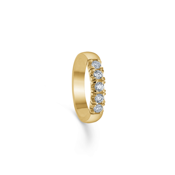Anillo con diamante de 0,50 ct 