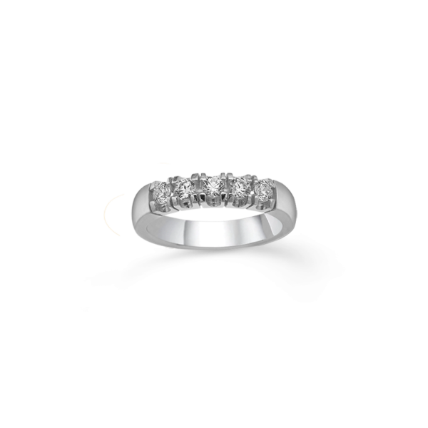 Anillo con diamante de 0,50 ct 