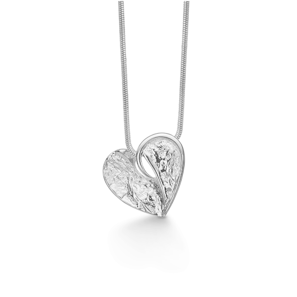 Colgante de corazón con cadena 