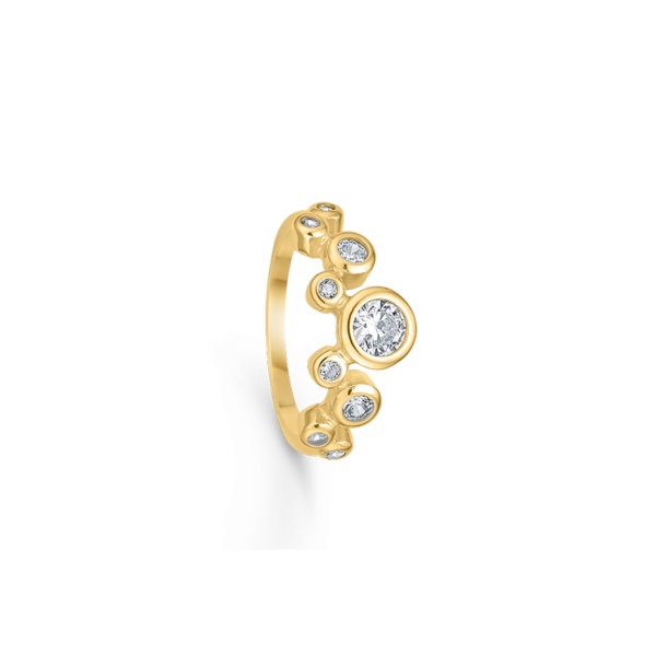 Anillo con circonia 