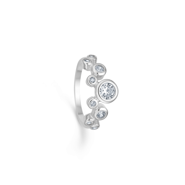Anillo con circonia 