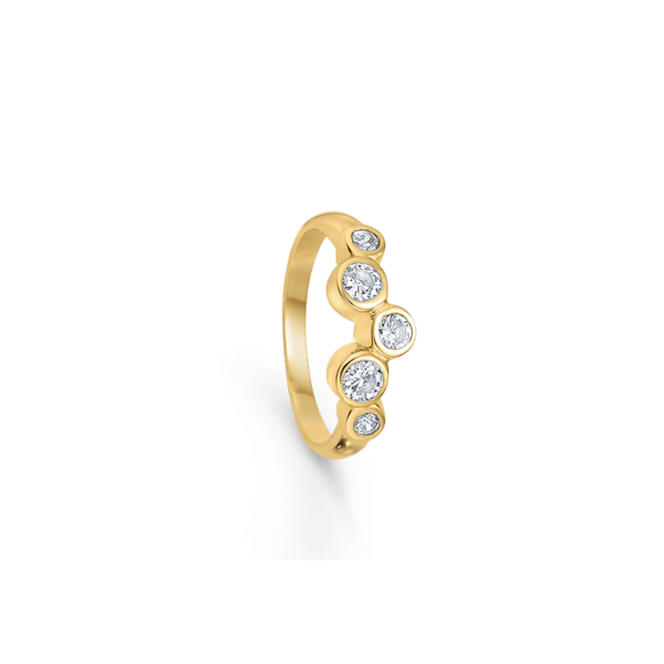 Anillo con circonia 