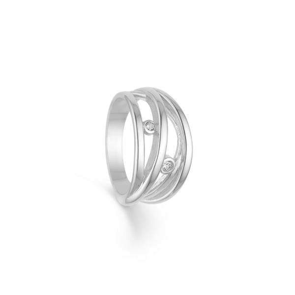 Anillo con diamante de 0,05 ct 