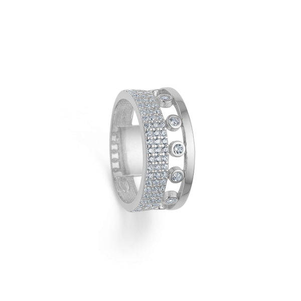 Anillo con circonia 