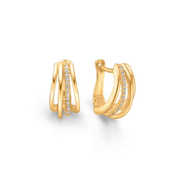 Pendientes con circonia 