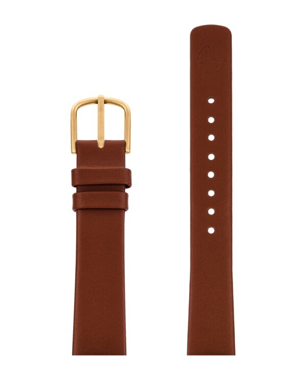 BROWN LEATHER STRAP 16 MM