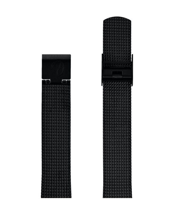 MATT BLACK MESH BAND 16 MM / 34 MM WATCH