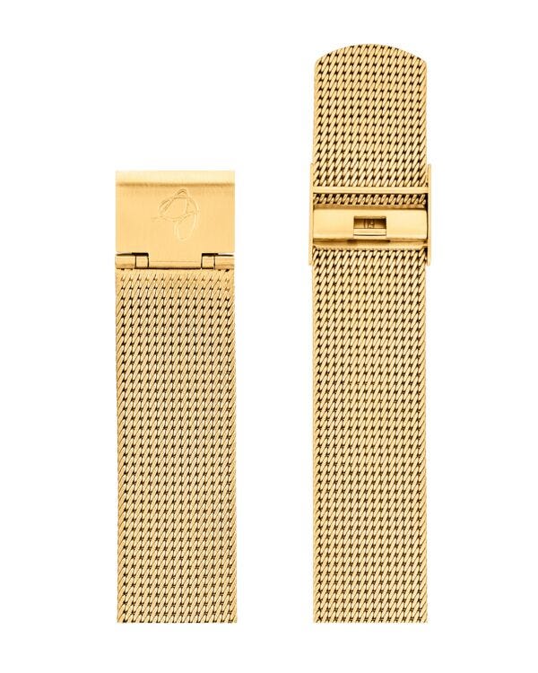MATT GOLD MESH BAND 20 MM / 40 MM WATCH