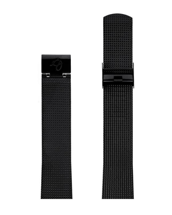 MATT BLACK MESH BAND 20 MM / 40 MM WATCH